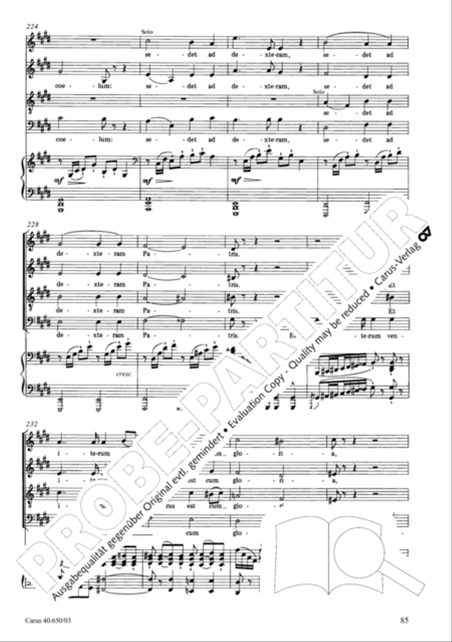 Petite Messe solennelle Petite Messe solennelle 4-Part scores gallery preview page 88