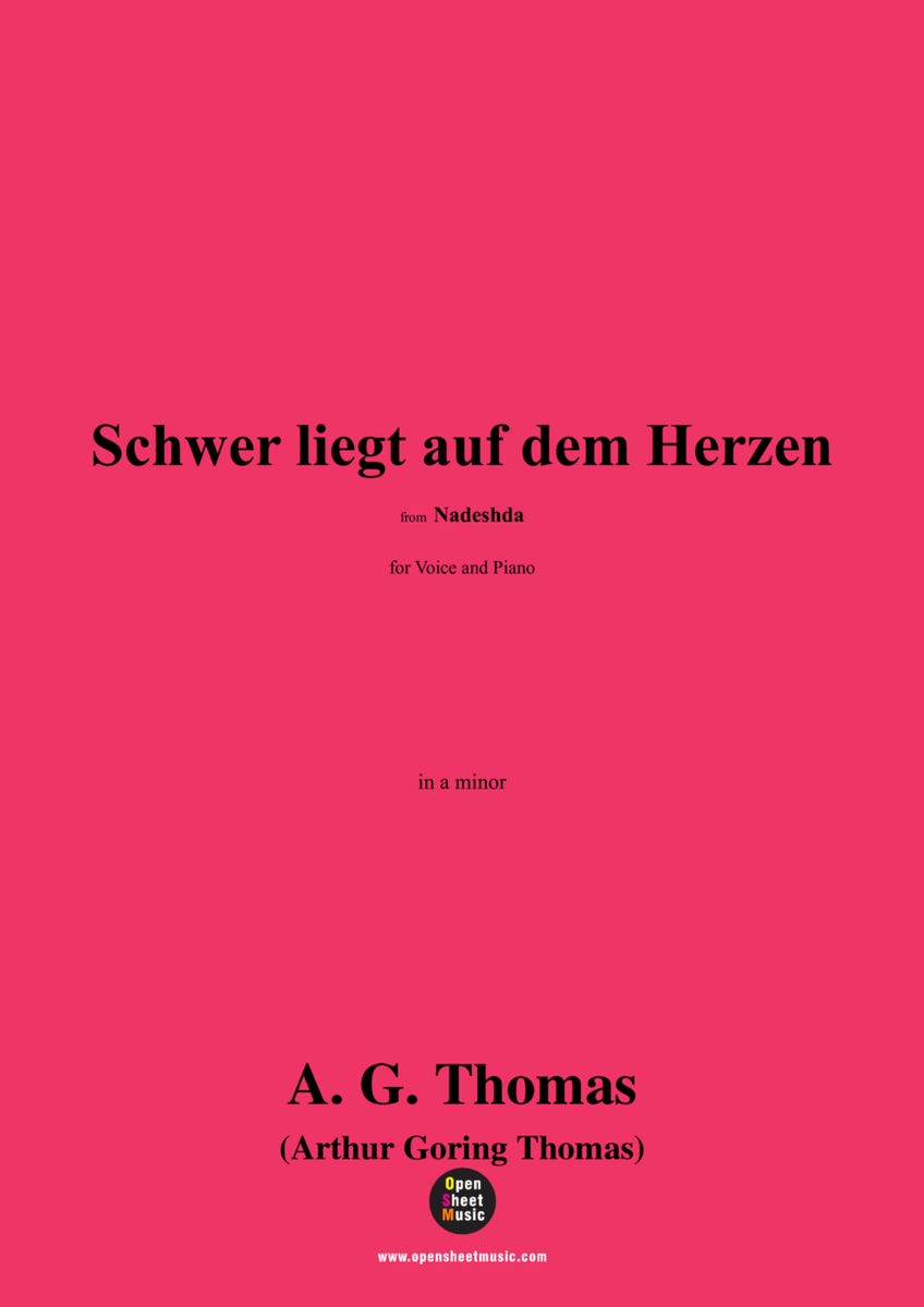 A. G. Thomas-Schwer liegt auf dem Herzen,from Nadeshda,in a minor image number null