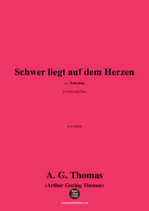 A. G. Thomas-Schwer liegt auf dem Herzen,from Nadeshda,in a minor