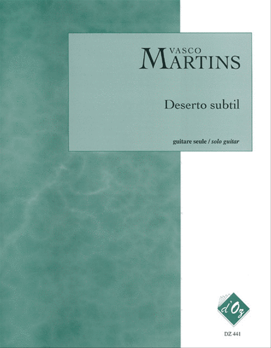 Deserto subtil Classical Guitar scores gallery preview page 1