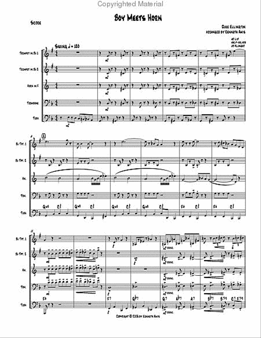 Boy Meets Horn Boy Meets Horn Brass Quintet scores gallery preview page 2