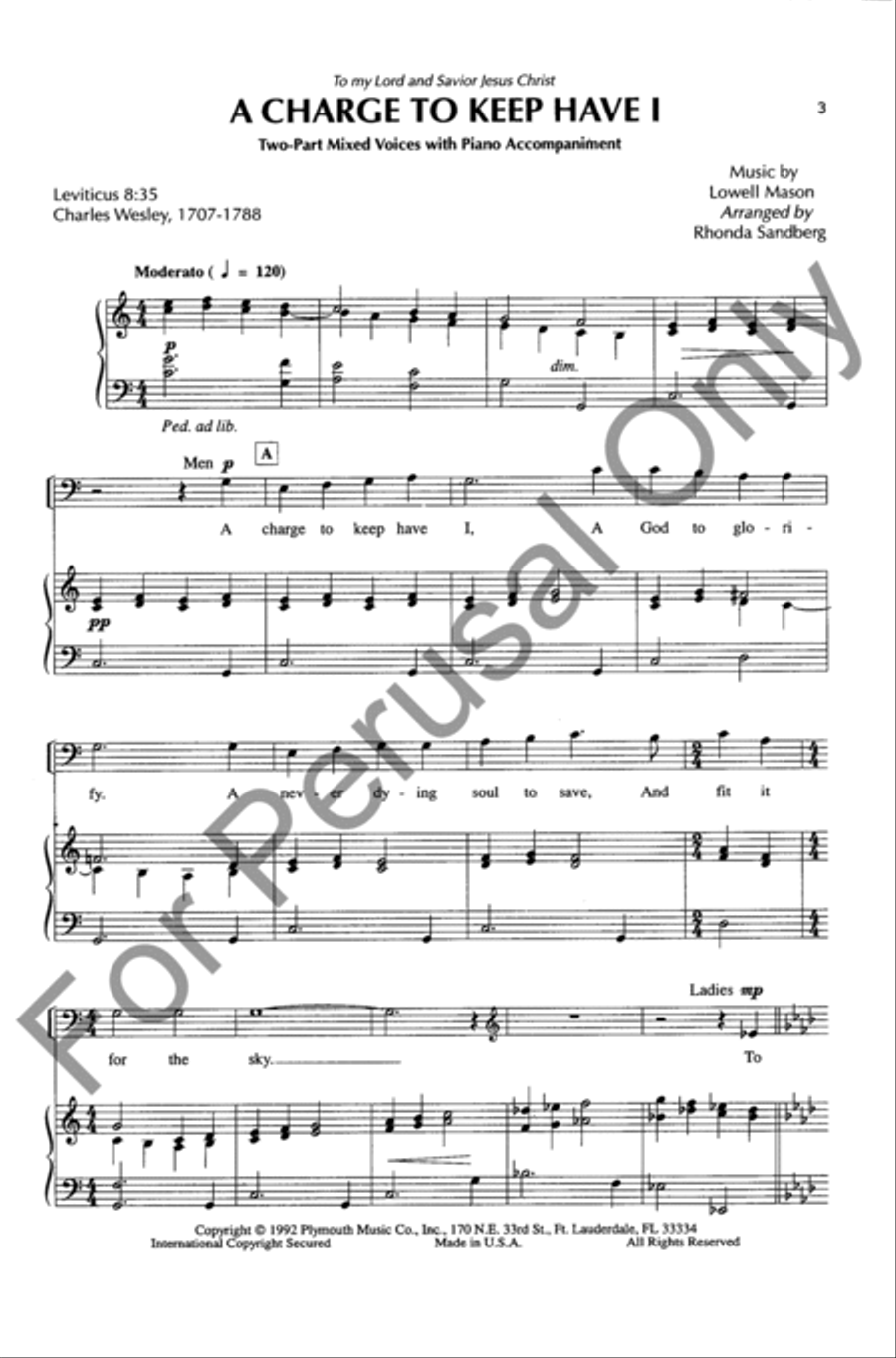 A Charge To Keep Have I A Charge To Keep Have I 4-Part scores gallery preview page 2