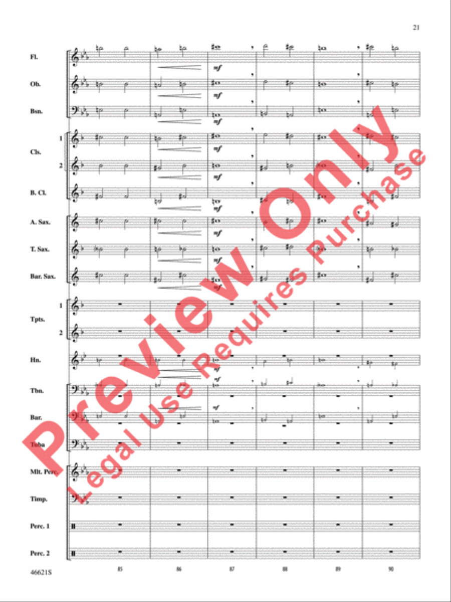 Pictures at an Exhibition Concert Band scores gallery preview page 22