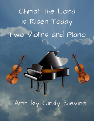Book cover for Christ the Lord Is Risen Today, Two Violins and Piano