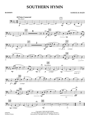 Southern Hymn - Bassoon