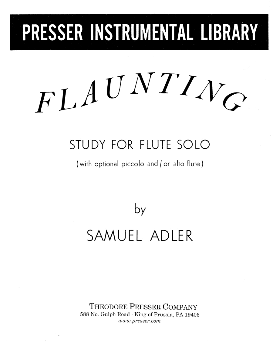 Flaunting Chamber Music scores gallery preview page 1