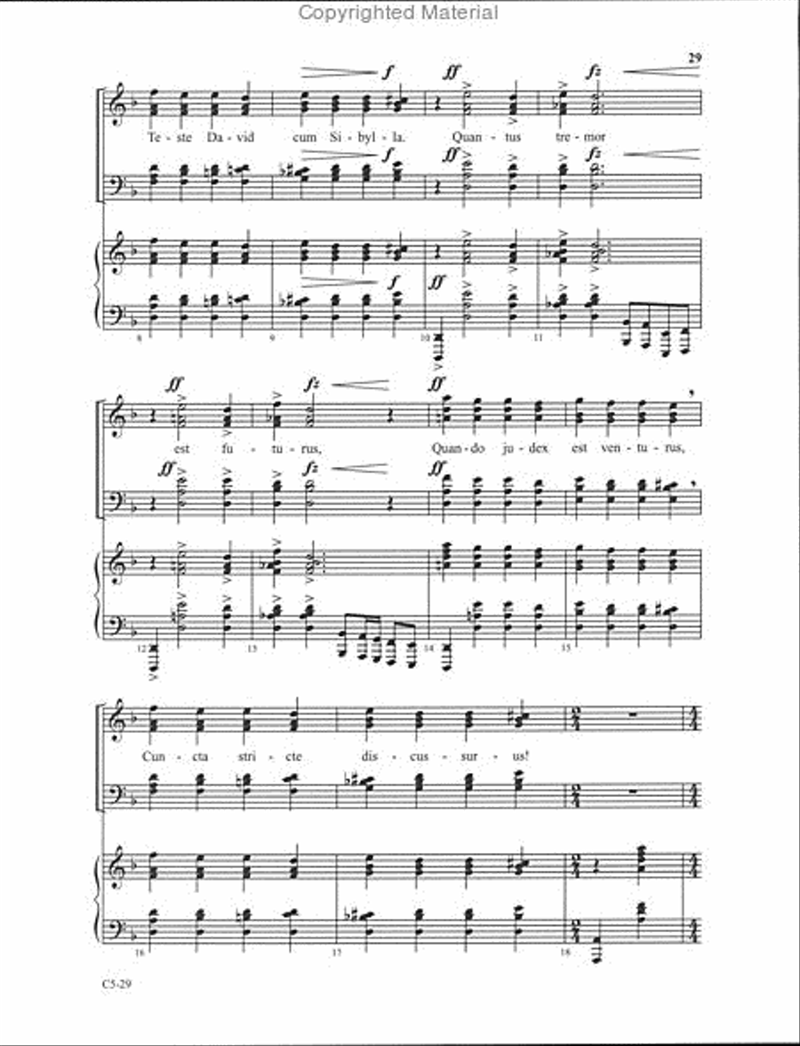 Requiem 4-Part scores gallery preview page 12