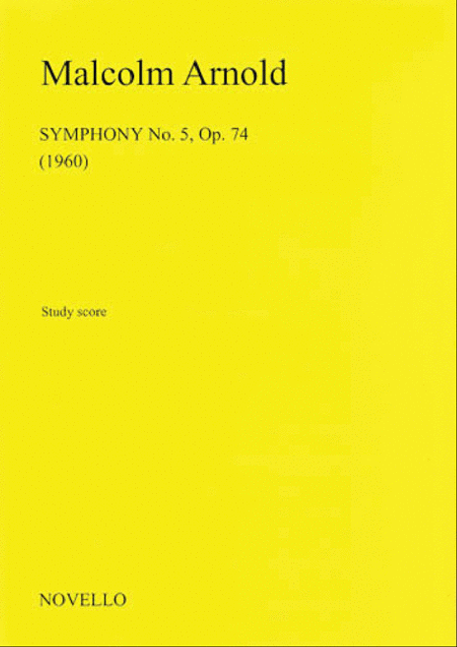 Symphony No. 5, Op. 74 Orchestra scores gallery preview page 1