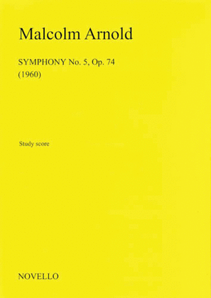 Book cover for Symphony No. 5, Op. 74