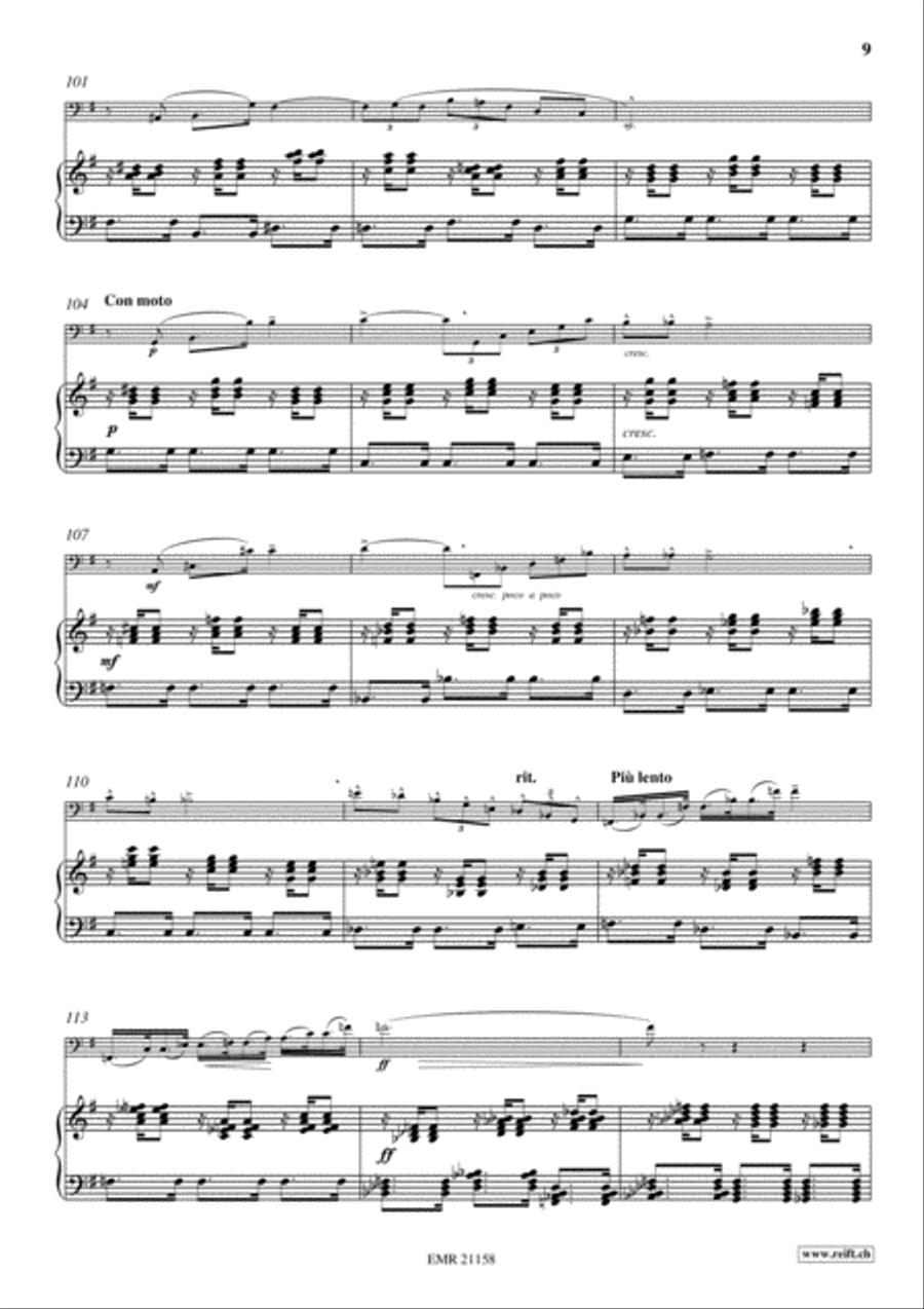 Concerto No. 2 Bass Trombone scores gallery preview page 9