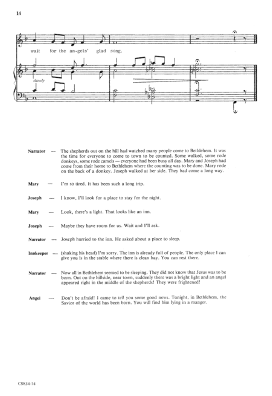 The Brightest Star Unison Choir scores gallery preview page 14