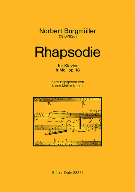 Rhapsodie fur Klavier h-Moll op. 13