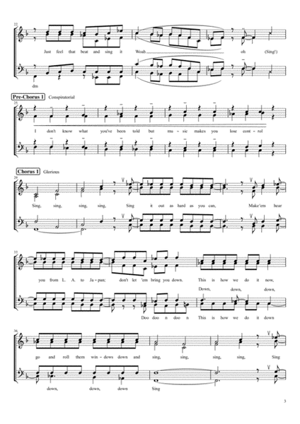 Sing by Pentatonix SSAA - Digital Sheet Music