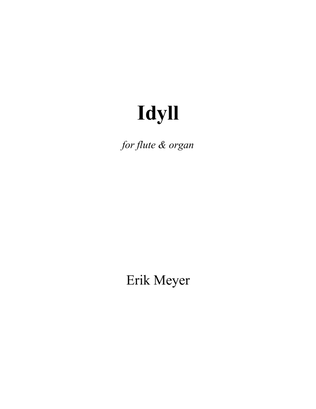 Book cover for Idyll for Flute & Organ