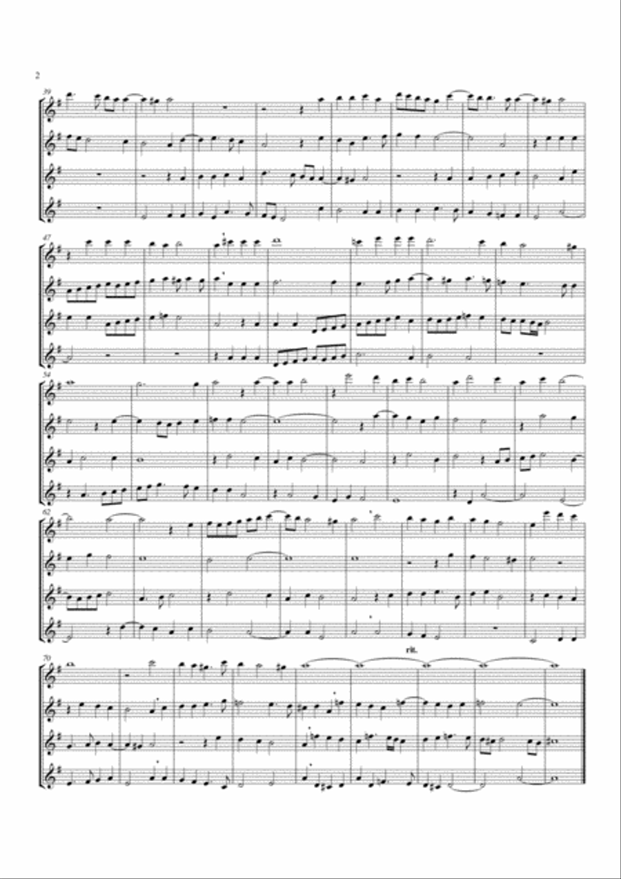 Magi Viderunt Stellam Flute Quartet scores gallery preview page 2