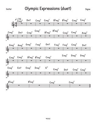 Olympic Expressions (guitar/piano--chords only)