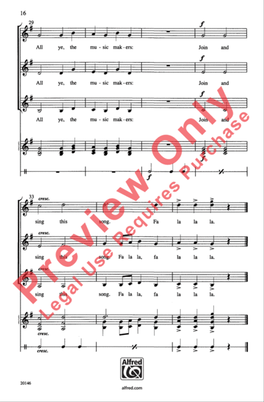 Three New Madrigals Women's Choir scores gallery preview page 16