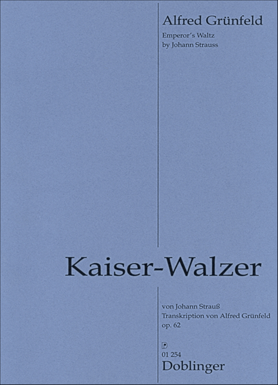 Kaiser-Walzer op. 437 Piano Solo scores gallery preview page 1