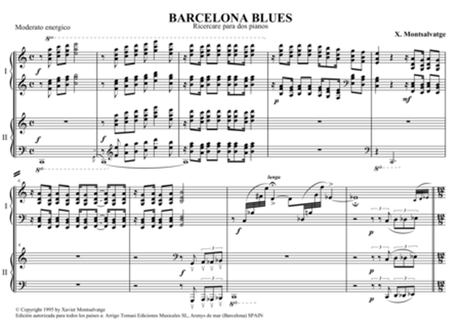Barcelona Blues (2 Pianos)