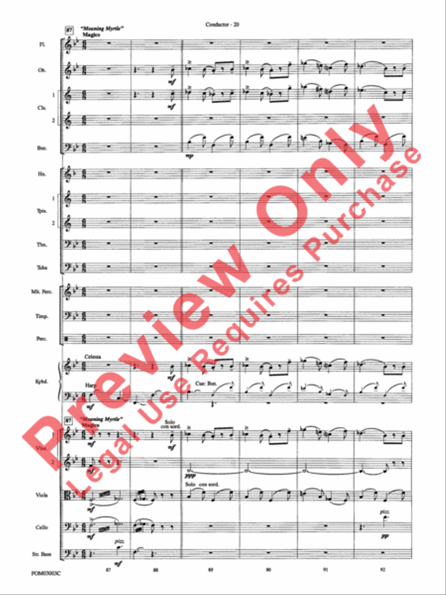 Harry Potter and the Chamber of Secrets, Themes from Full Orchestra scores gallery preview page 22