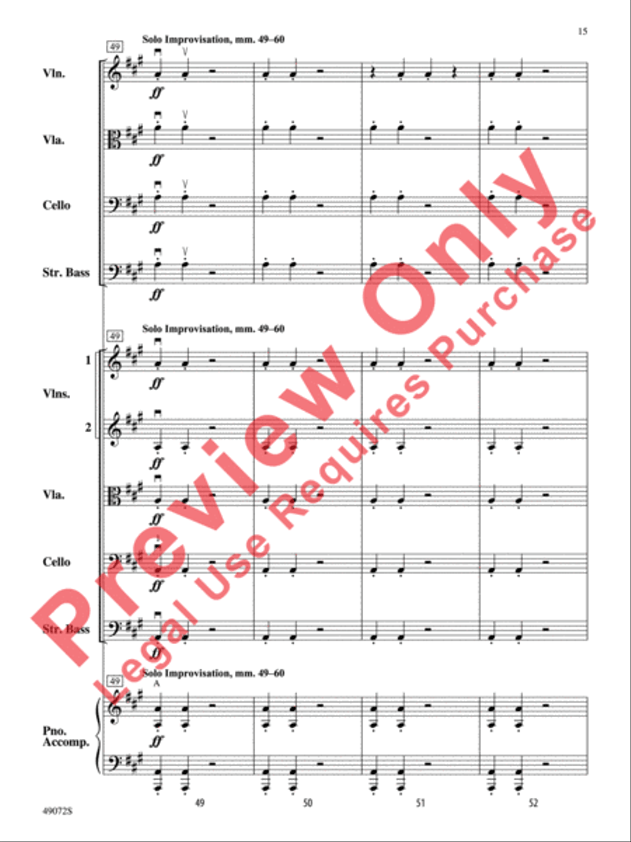 Arizona Sun String Orchestra scores gallery preview page 16