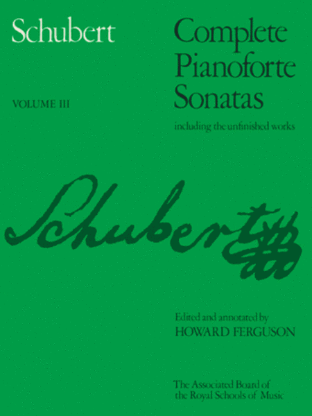 Complete Pianoforte Sonatas Volume III