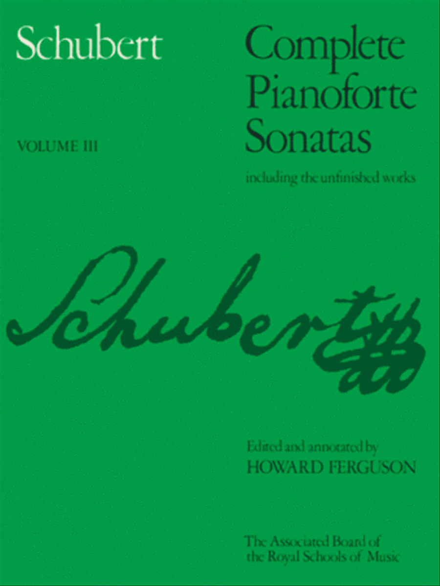 Complete Pianoforte Sonatas, Volume III Piano Method scores gallery preview page 1