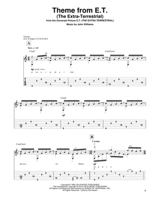 Theme From E.T. (The Extra-Terrestrial) (arr. Ben Woolman)
