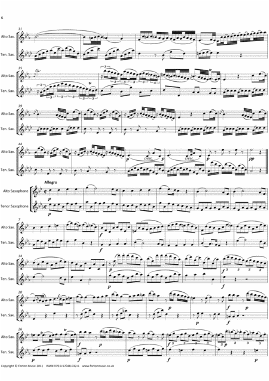Duo KV423 Woodwind Duet scores gallery preview page 6