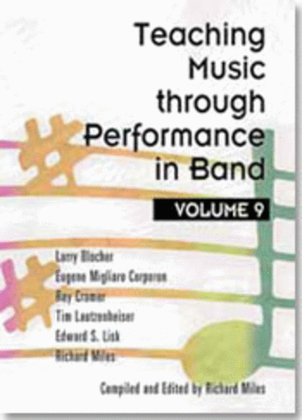 Book cover for Teaching Music through Performance in Band - Volume 9