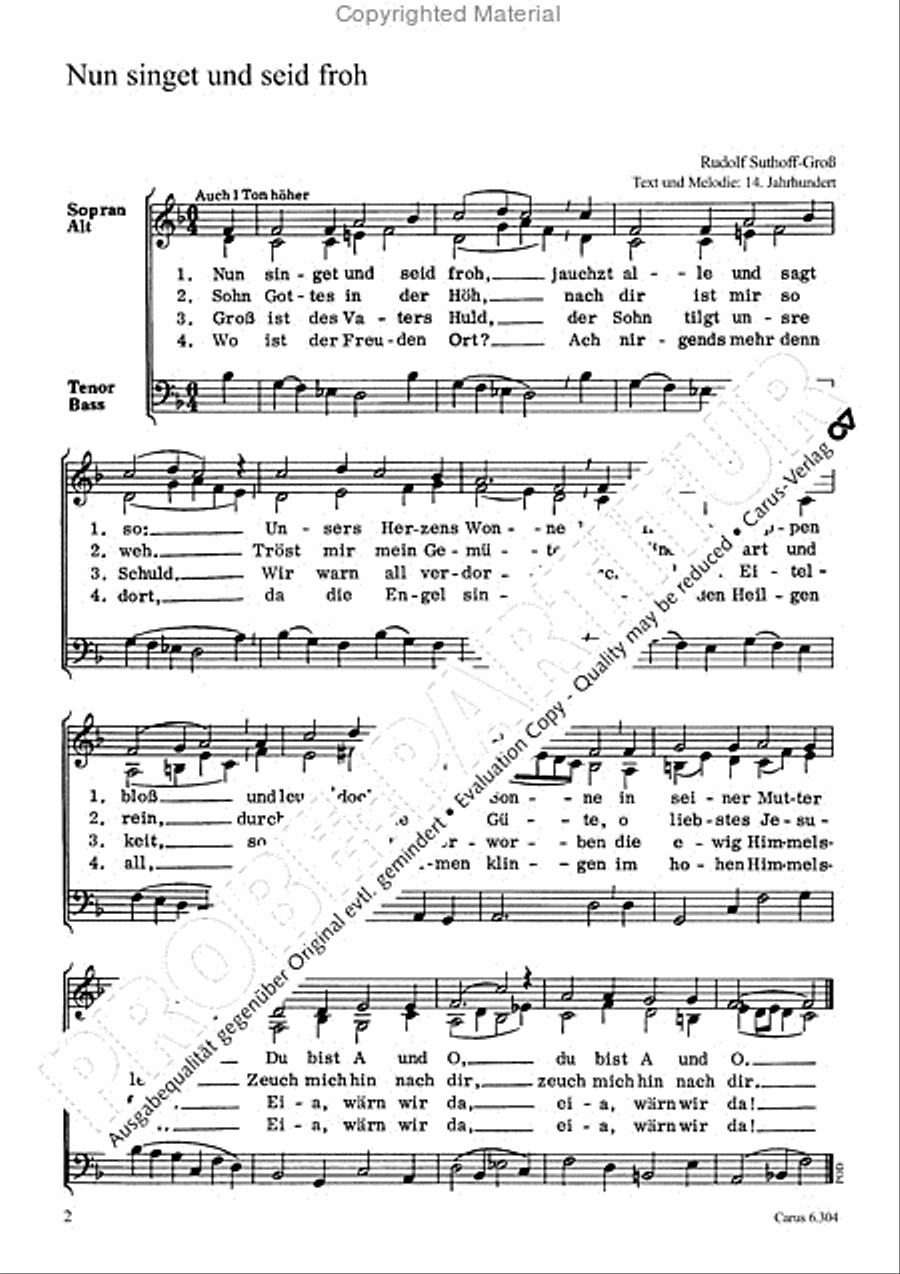Zwei Choralsatze zu Weihnachten Score scores gallery preview page 3
