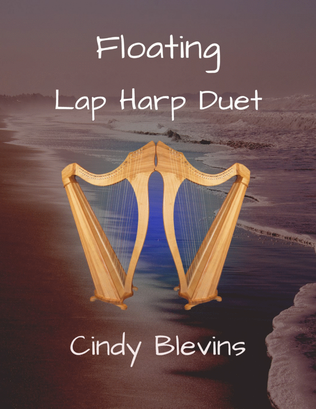Book cover for Floating, Lap Harp Duet