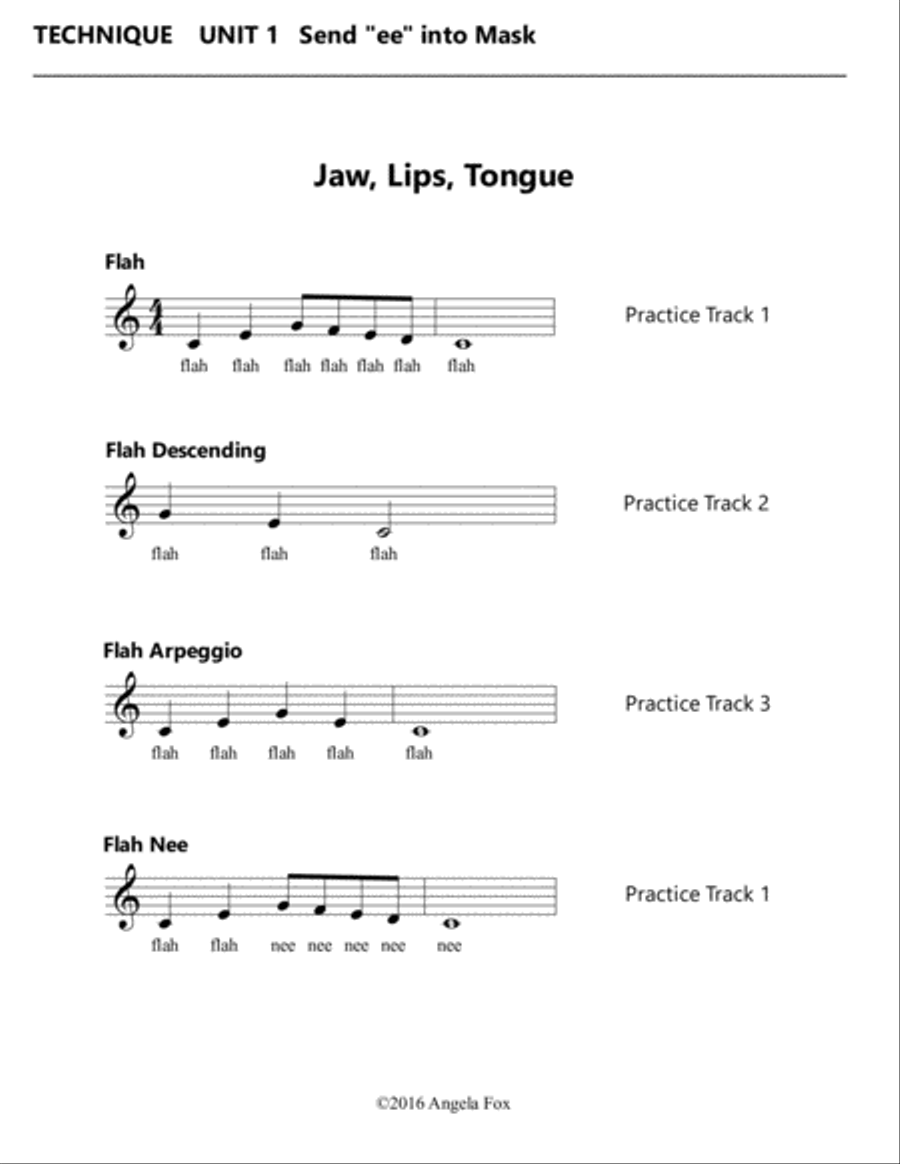 Healthy Vocal Development: Technique Exercises Level 2C Voice scores gallery preview page 3