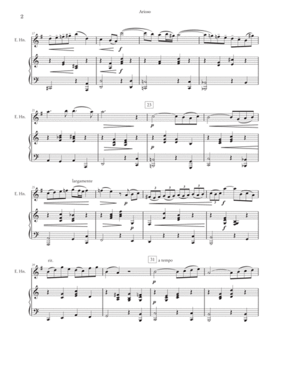 Arioso from Cantata No. 156 (English Horn) image number null