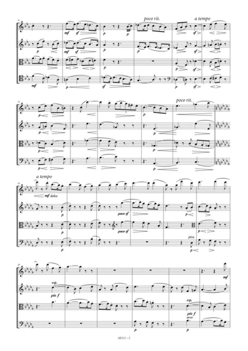 Suite for String Quartet - Score Only