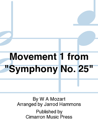 Movement 1 from Symphony No. 25