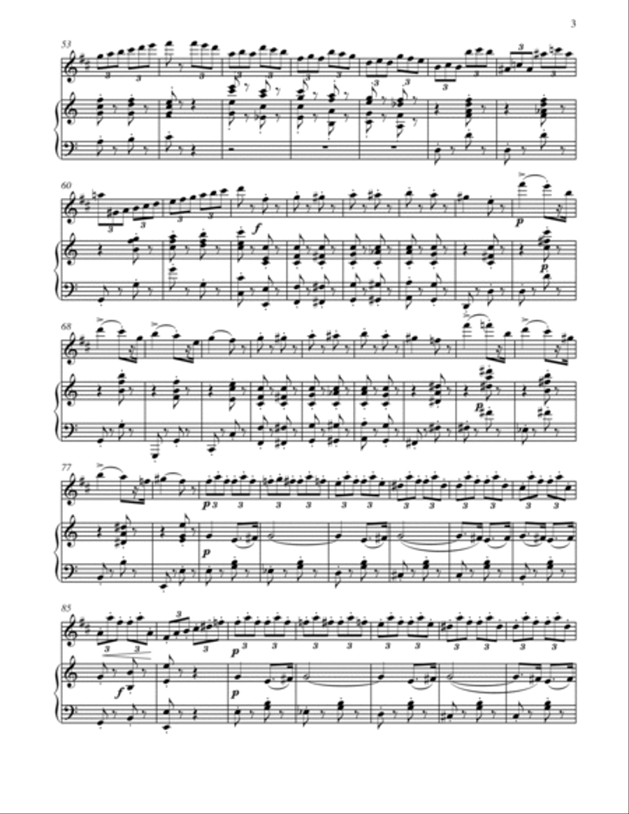 Introduction and Tarantella - Pablo de Sarasate - Clarinet and Piano B-Flat Clarinet scores gallery preview page 6