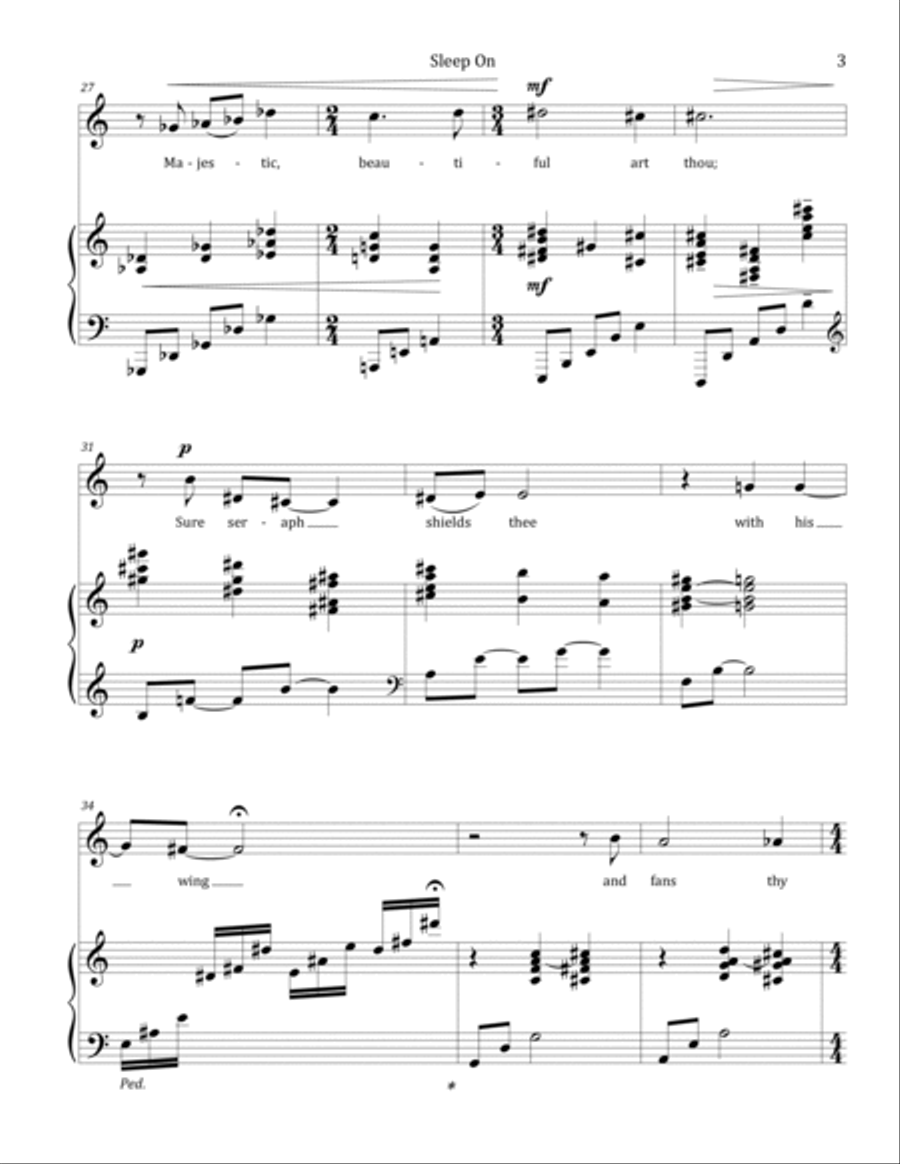 The Sleep Cycle Soprano Voice scores gallery preview page 6
