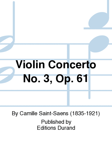 Concerto N 3 Op 61 Vl Poche