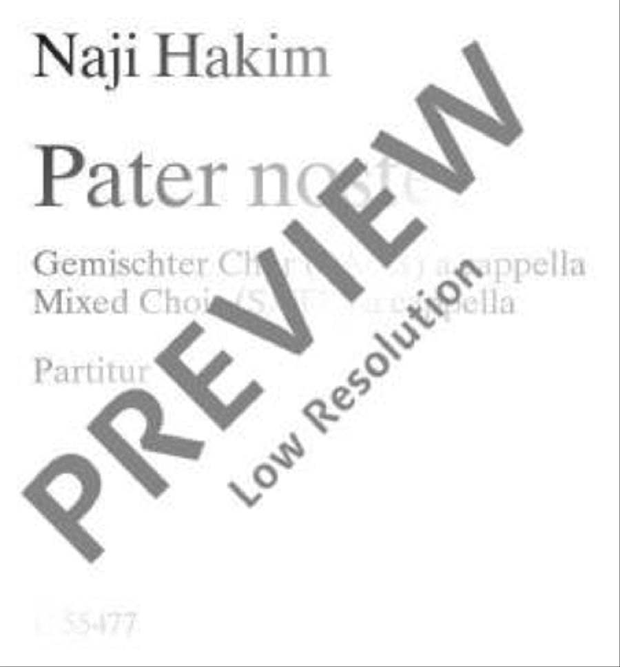 Pater noster 4-Part scores gallery preview page 2
