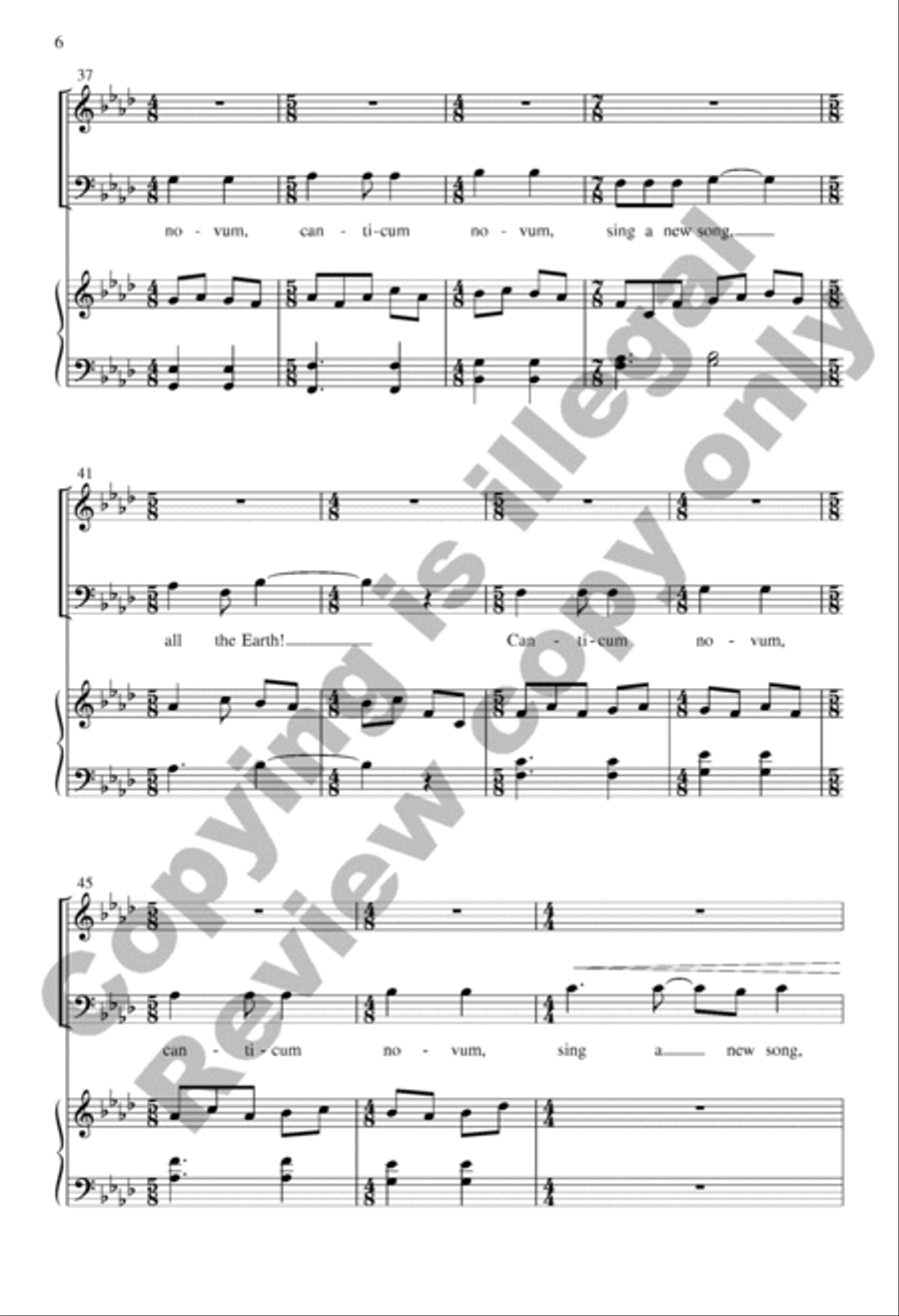 Canticum Novum SA scores gallery preview page 5