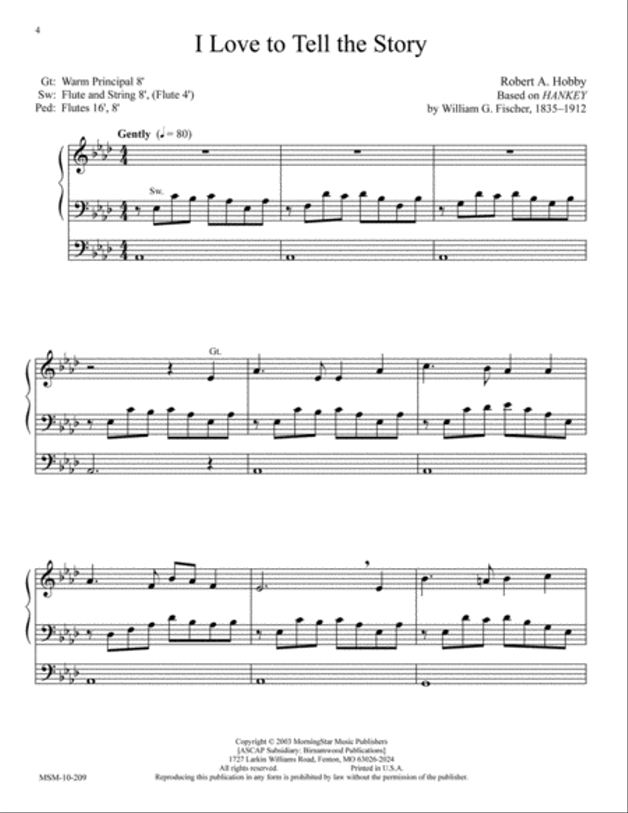 Three Epiphany Preludes, Set 2 Organ scores gallery preview page 2
