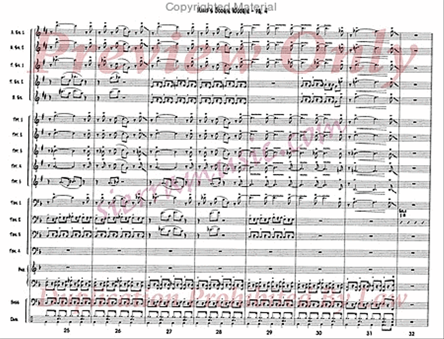 Hamp's Boogie Woogie Jazz Ensemble scores gallery preview page 5