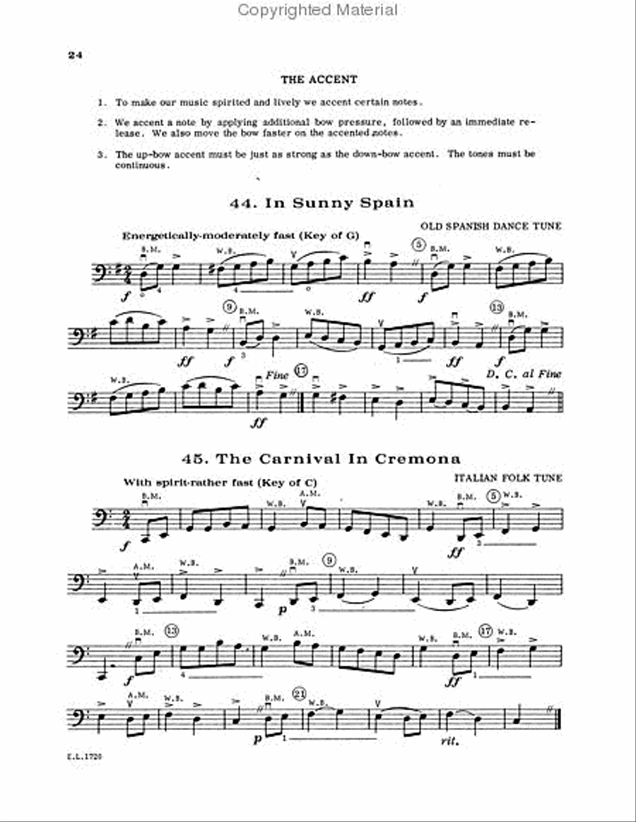 Building Technic With Beautiful Music, Book 1 Chamber Orchestra scores gallery preview page 4