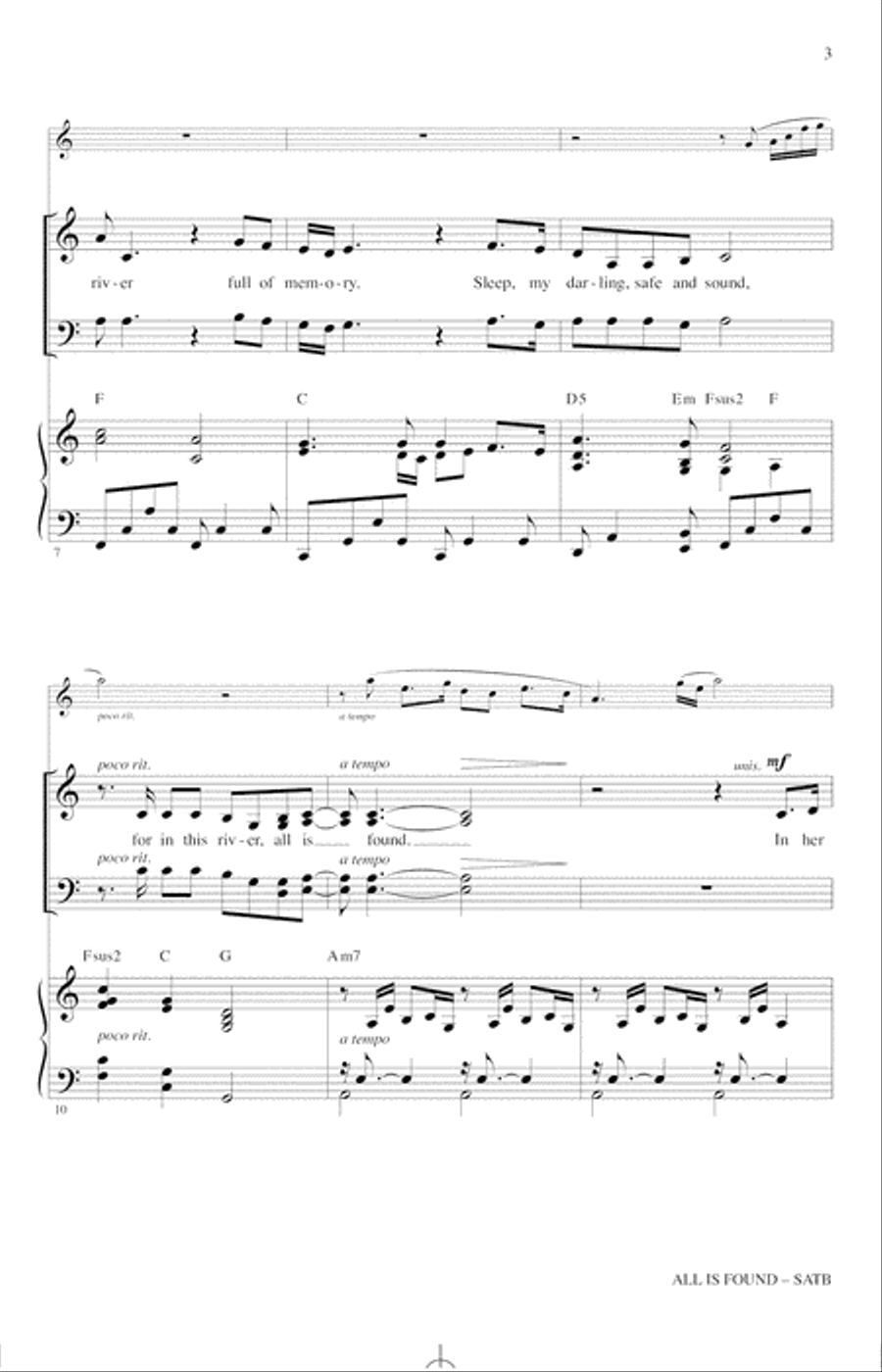 All Is Found (from Disney's Frozen 2) (arr. Mark Brymer) 4-Part scores gallery preview page 3