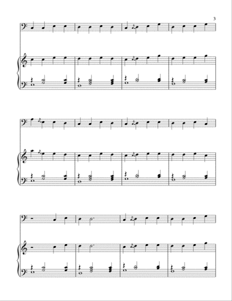 Cheerleader Piano scores gallery preview page 4