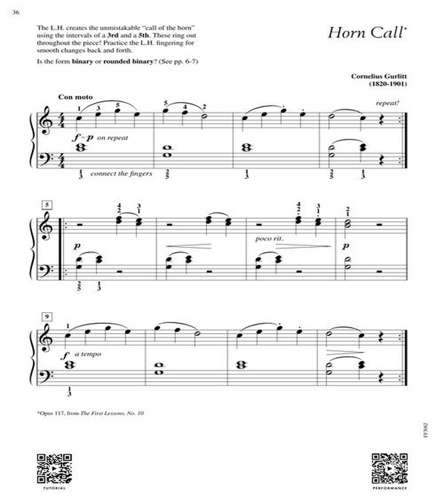 Adult Piano Adventures Literature for the Piano Book 1 Piano Method scores gallery preview page 7