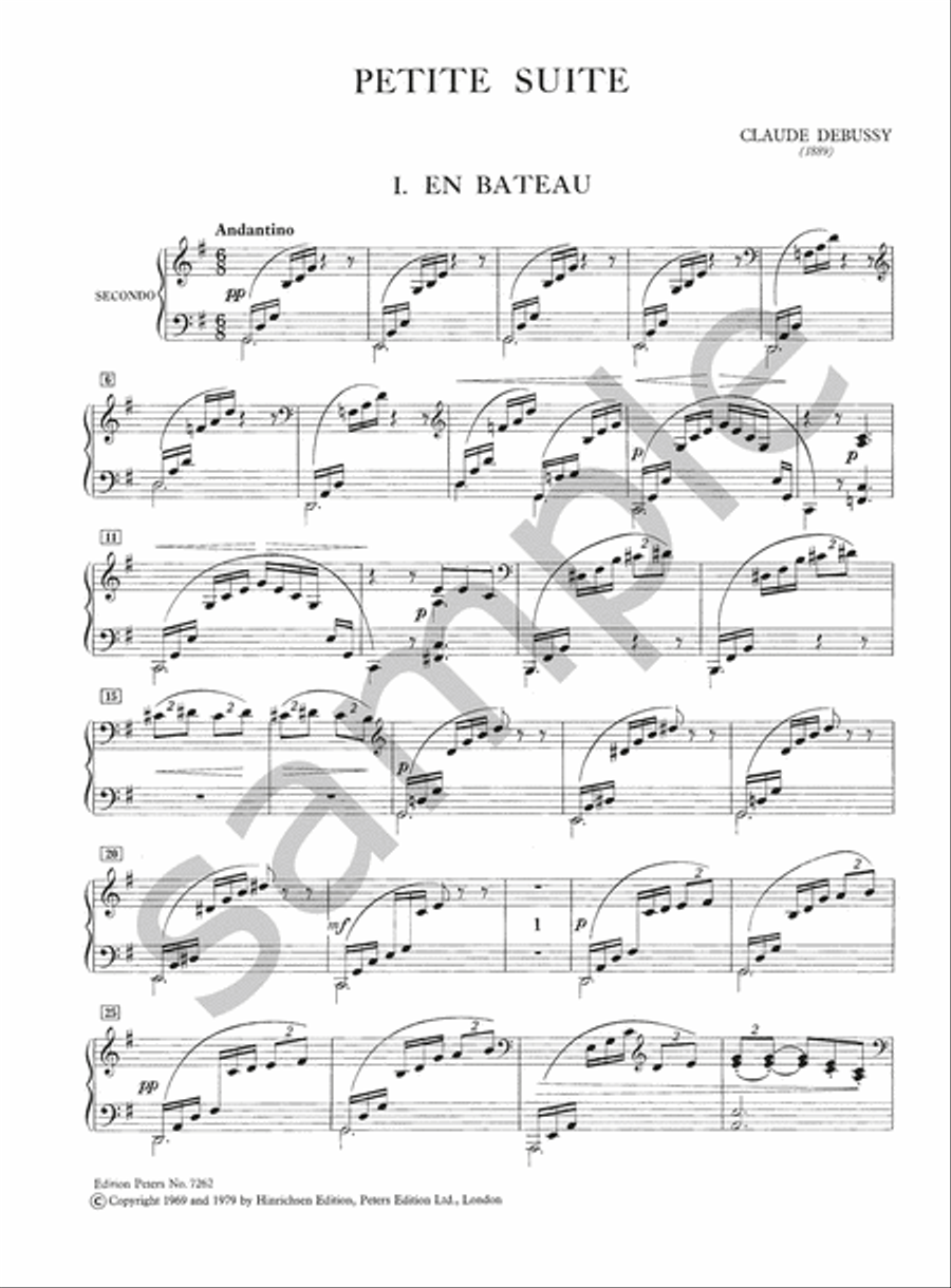 Petite Suite for Piano Duet Piano Duet scores gallery preview page 3