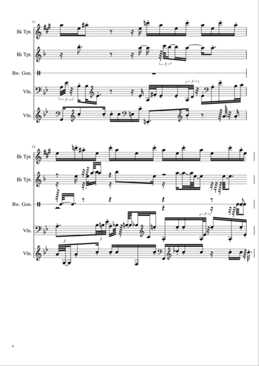 Tramp ii Tramp ii Small Ensemble scores gallery preview page 6