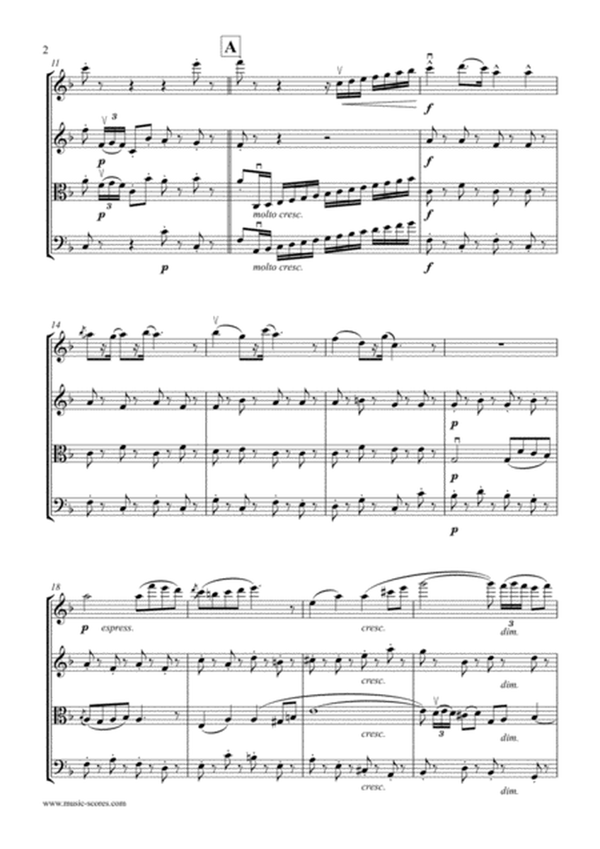 The Toreador Song from Carmen - String Quartet (high 1st violin) image number null